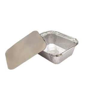 Aluminuim Container 420cc + Lid (pack of 10 pcs) - Image 3