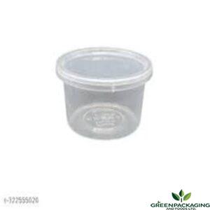 120/250ml Clear Container With Lid "XPRO" - 40 pieces - Image 1