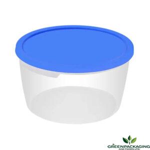 1 Ltr Dentex White Container + lid - pack of 40 pcs - Image 1