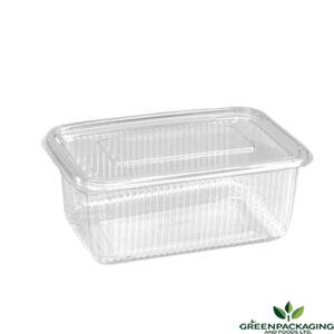 1000cc Pet Container Hinged (Pack of 20 pcs)