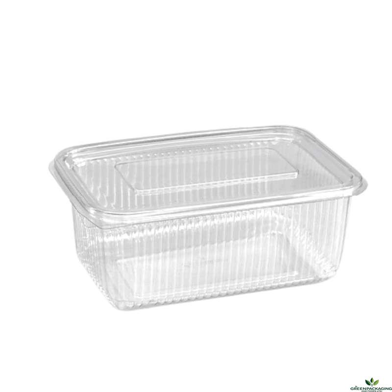 1000cc Pet Container Hinged (Pack of 20 pcs)