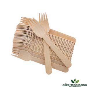 Wooden Forks - pack of 50pcs